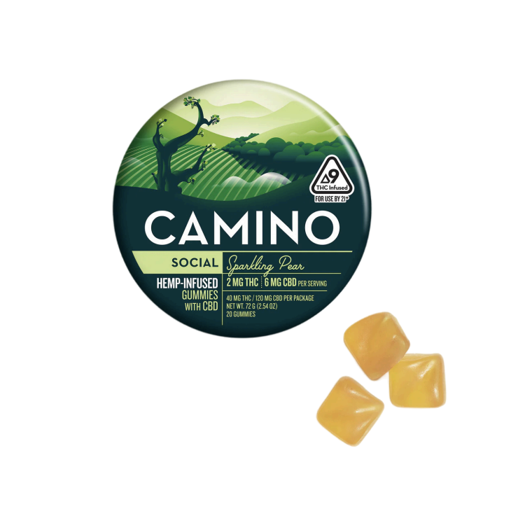 Camino Gummies 40mg THC, 120mg CBD 20 Ct