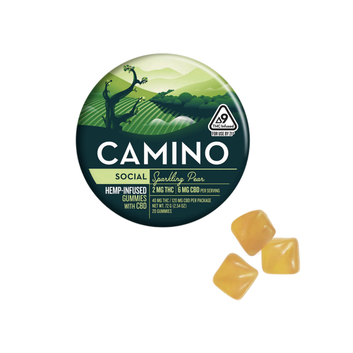 Camino Gummies 40mg  THC, 120mg CBD 20 Ct